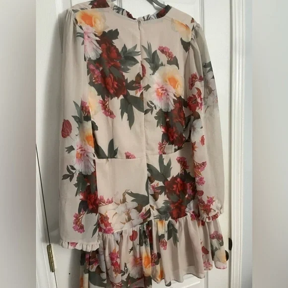 Cooper St Multicolor Floral Dress Ruffled - Picture 7 of 8